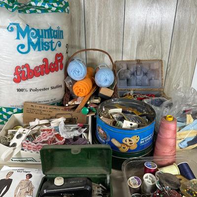 LOT 142B: Crafting / Sewing Materials Supplies & More!