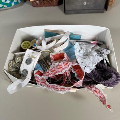 LOT 142B: Crafting / Sewing Materials Supplies & More!