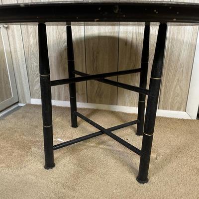 LOT 144B: Two Signed Still Life Paintings & Hand Painted Tray Table