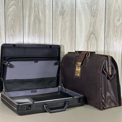 LOT 146B: Vintage Locking Briefcases - Samsonite & More