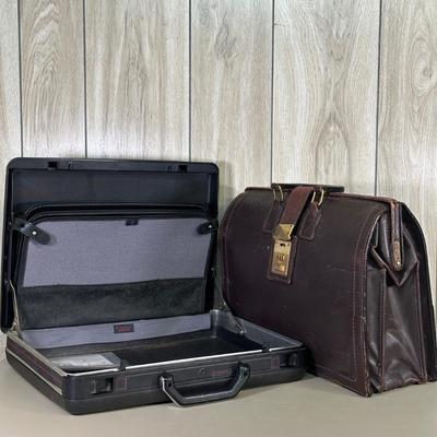 LOT 146B: Vintage Locking Briefcases - Samsonite & More