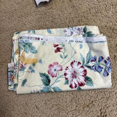 LOT 148B: Basket Full Of Beautiful Fabrics