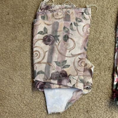 LOT 148B: Basket Full Of Beautiful Fabrics