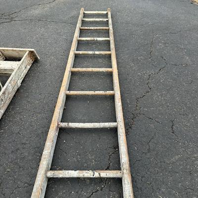 LOT 151B: Two Wooden Ladders