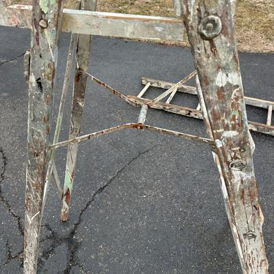 LOT 151B: Two Wooden Ladders