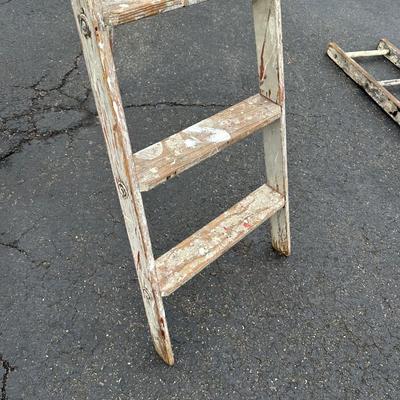LOT 151B: Two Wooden Ladders