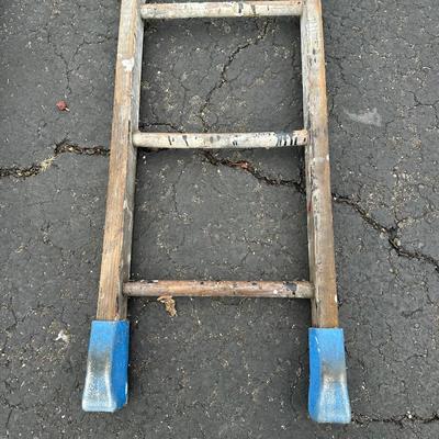 LOT 151B: Two Wooden Ladders