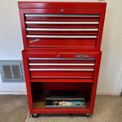 LOT 153G: Craftsman Toolbox w/ All Tools & Contents Included!