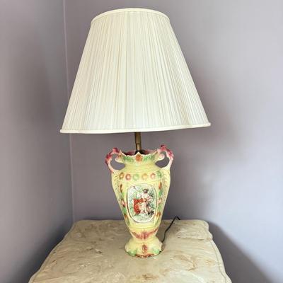 LOT 160X: Vintage Strasburg Ware Porcelain Vase Base Lamp
