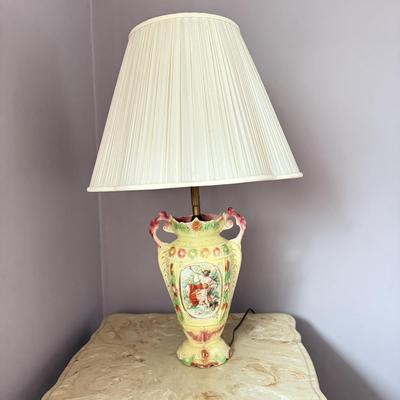 LOT 160X: Vintage Strasburg Ware Porcelain Vase Base Lamp