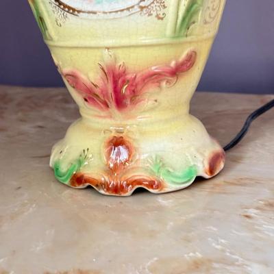 LOT 160X: Vintage Strasburg Ware Porcelain Vase Base Lamp