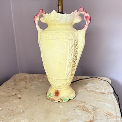 LOT 160X: Vintage Strasburg Ware Porcelain Vase Base Lamp