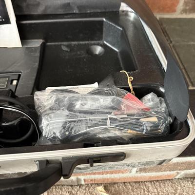 LOT 162F: Vintage Panasonic OmniMovie VHS Video Camera Model PV-420 w/ Hard Shell Case, Operating Instructions & Accessories