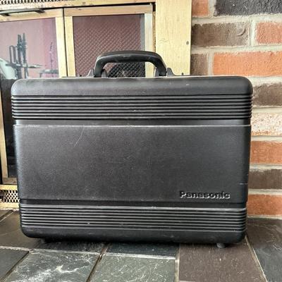 LOT 162F: Vintage Panasonic OmniMovie VHS Video Camera Model PV-420 w/ Hard Shell Case, Operating Instructions & Accessories