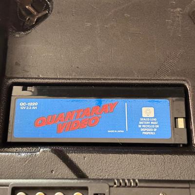 LOT 162F: Vintage Panasonic OmniMovie VHS Video Camera Model PV-420 w/ Hard Shell Case, Operating Instructions & Accessories