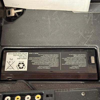 LOT 162F: Vintage Panasonic OmniMovie VHS Video Camera Model PV-420 w/ Hard Shell Case, Operating Instructions & Accessories