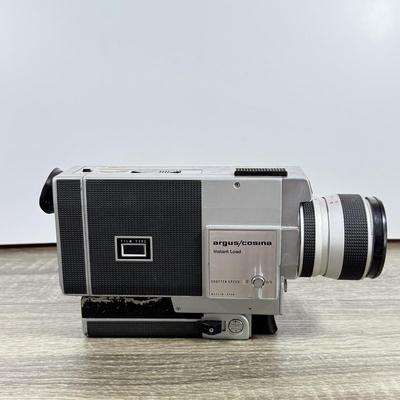 LOT 163F: Vintage Argus/Cosina Super Eight Electric Zoom Reflex Movie Camera Model 708 w/ Manual