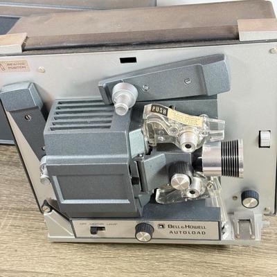 LOT 164F: Vintage Bell & Howell Autoload Reel to Reel Projector Design 357B