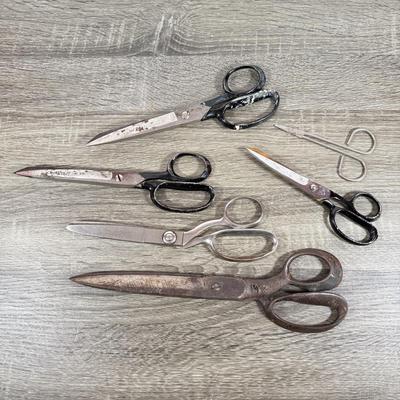 LOT 167K: Vintage Craft Scissors: Wiss & More