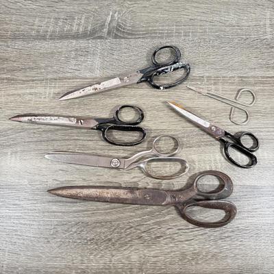 LOT 167K: Vintage Craft Scissors: Wiss & More