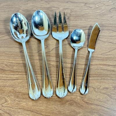 LOT 168K: Gorham 18/8 Stainless Steel Flatware Set