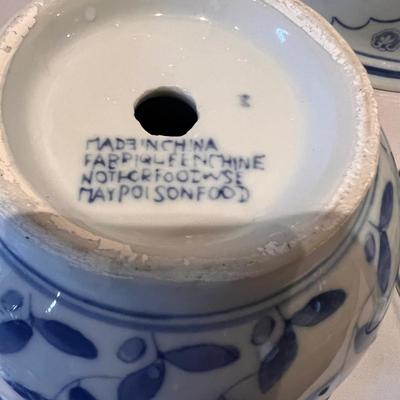 Blue/White China Plant Pots & More (LR-RG)
