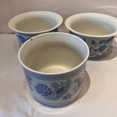 Blue/White China Plant Pots & More (LR-RG)
