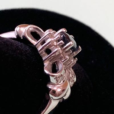 14k White Gold Estate Bow Tie Setting Ring Size 11 5.15 grams