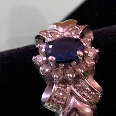14k White Gold Estate Bow Tie Setting Ring Size 11 5.15 grams