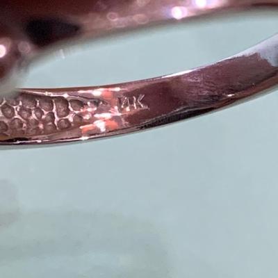 14k White Gold Estate Bow Tie Setting Ring Size 11 5.15 grams