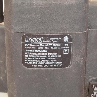 Freud Router and Accessories (WC-EL)