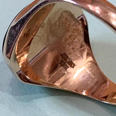 10k Eastern High School Class Ring Class of 1954 Size 11 9.3 grams