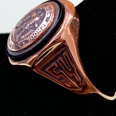 10k Eastern High School Class Ring Class of 1954 Size 11 9.3 grams