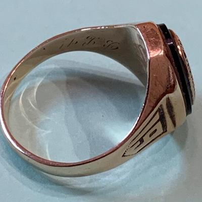10k Eastern High School Class Ring Class of 1954 Size 11 9.3 grams