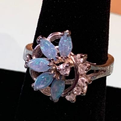 Sterling Estate Ring Size 7.5