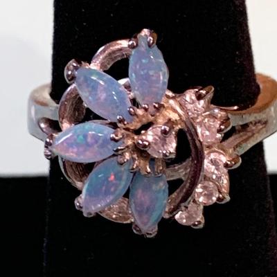 Sterling Estate Ring Size 7.5