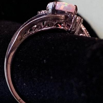 10k/ 925 Estate Ring Size 7