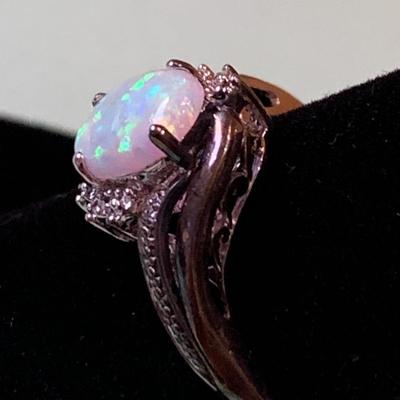 10k/ 925 Estate Ring Size 7