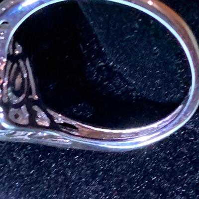 10k/ 925 Estate Ring Size 7