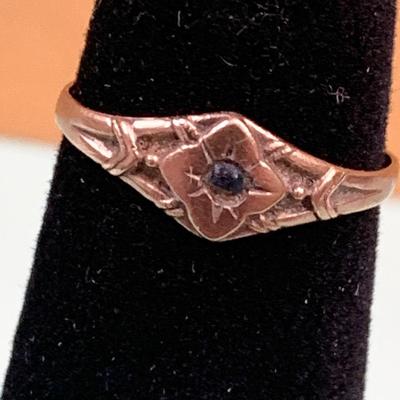 10k Yellow Gold Pinky / Childs Ring / Toe Ring