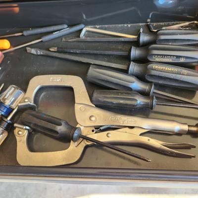 4 Drawers of Tools Craftsman Wrenches Screw & Socket drivers and more