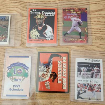 Lot of Baseball Spring Training Schedules