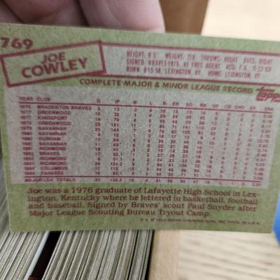 1985 Topps Baseball Cards Box Set