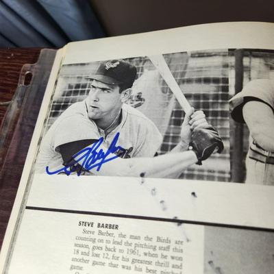1966 Baltimore Orioles Yearbook Loaded With Many Autographs
