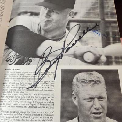 1966 Baltimore Orioles Yearbook Loaded With Many Autographs