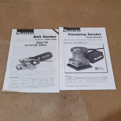 Makita Belt Sander and Finishing Sander (WC-EL)