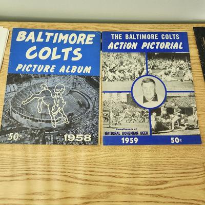 Baltimore Colts 1958 Picture Album 1959 Action Pictorial National Bohemian Beer