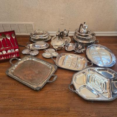 Silverplate trays