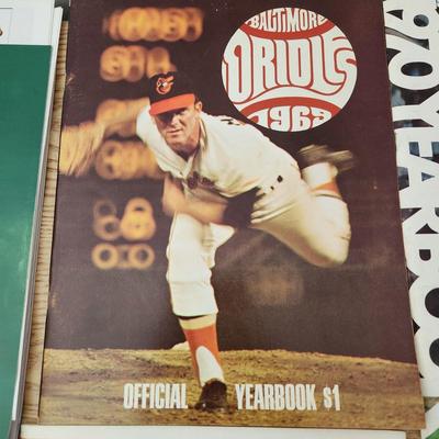 Lot of Baltimore Orioles Yearbooks 1969 1972 1984 2009, 1970 Chapionship & World Series Opening Day Camden Yards