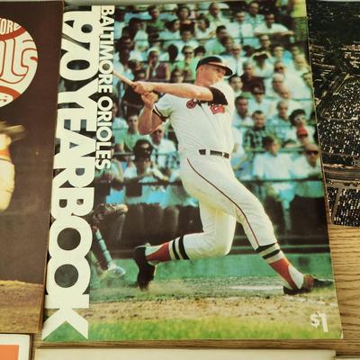 Lot of Baltimore Orioles Yearbooks 1969 1972 1984 2009, 1970 Chapionship & World Series Opening Day Camden Yards